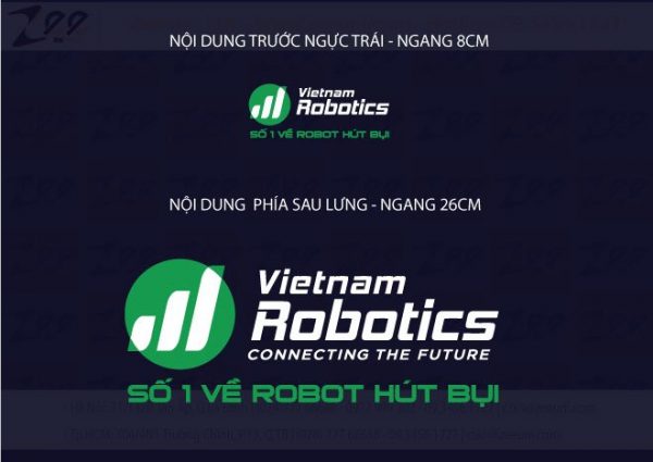Nội dung in Áo Thun Robotics Việt Nam