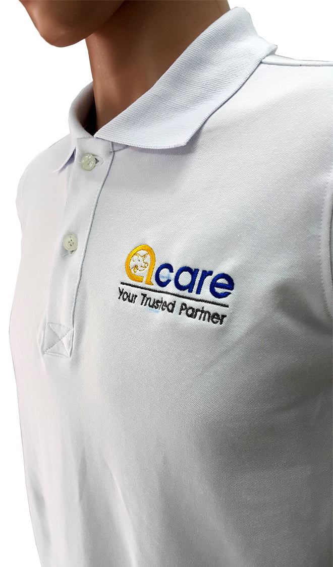 Đồng phục áo thun công nhân của công ty Acare - hình 3 - zeeuni.com/dong-phuc-cong-nhan