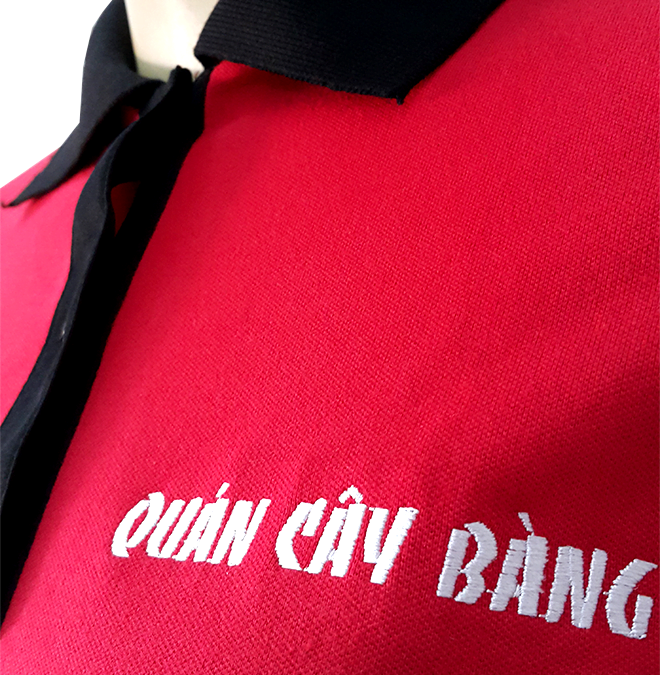 Đồng phục áo thun của quán ăn Cây Bàng - hình 3 - zeeuni.com/may-ao-thun-dong-phuc
