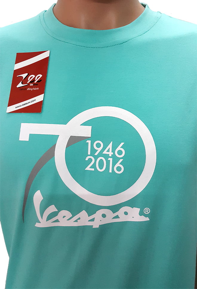 Đồng phục áo thun sự kiện kỷ niệm 70 năm thành lập của Vespa - hình 1 - zeeuni.com