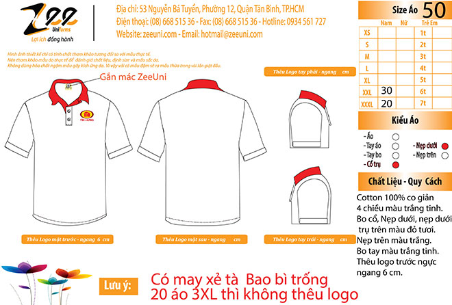 Market thiết kế áo thun đồng phục của công ty Tín Hưng trên máy vi tính.